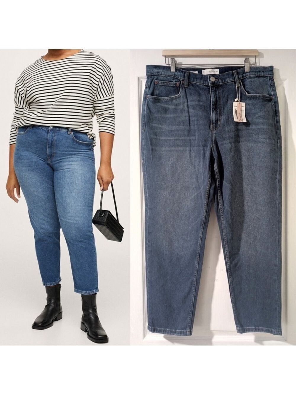 Mango | Mom Comfort Ankle Jeans